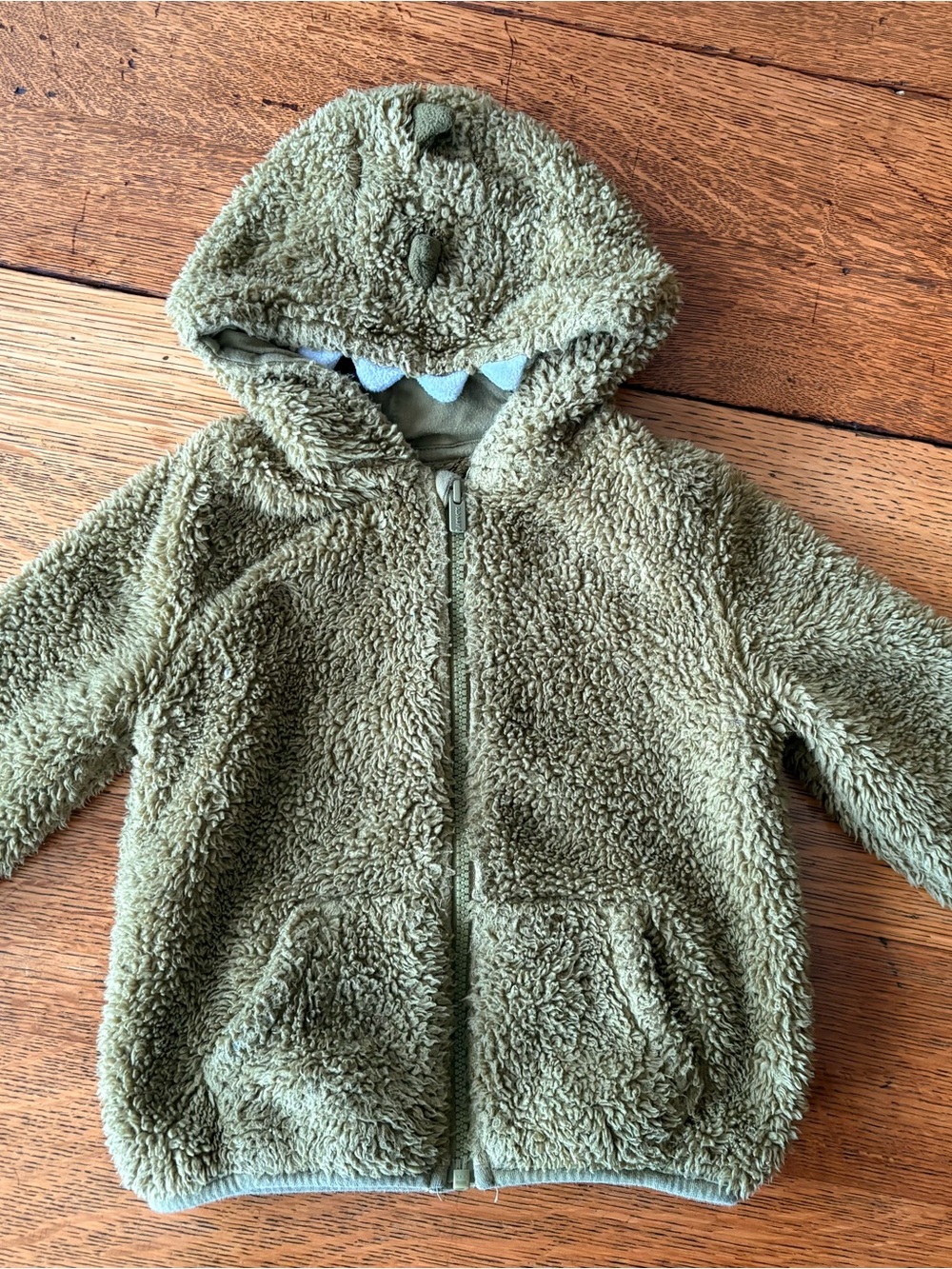 Old Navy Mustard Hooded Sherpa Jacket